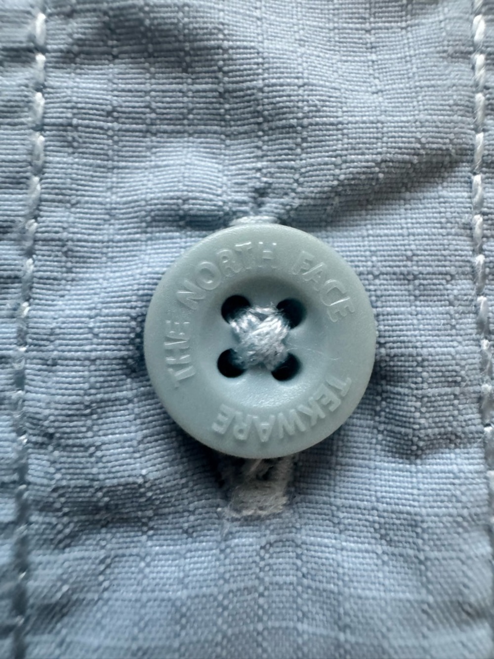 The North Face Light Blue Button-Down Long Sleeve Trail Fishing Shirt Size L - Picture 10 of 16